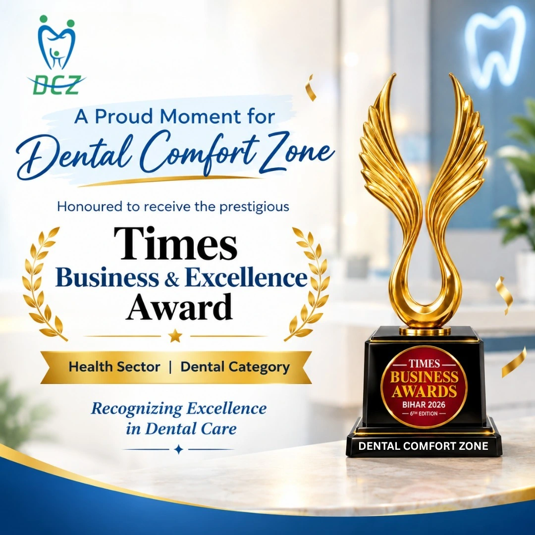 Dental Comfort Zone receiving the Times Business & Excellence Award