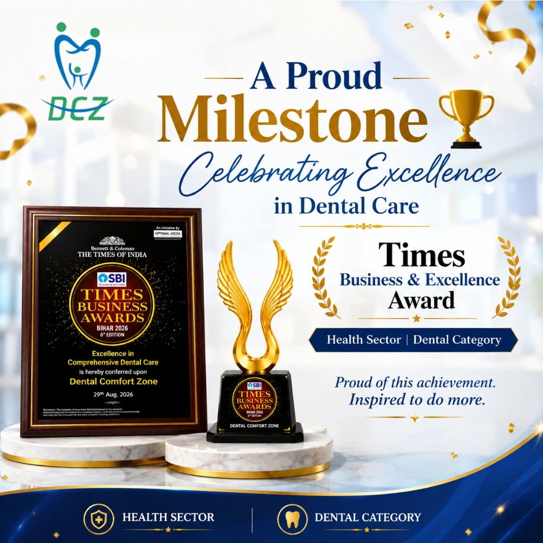 Dental Comfort Zone team receiving the Times Business Awards certificate