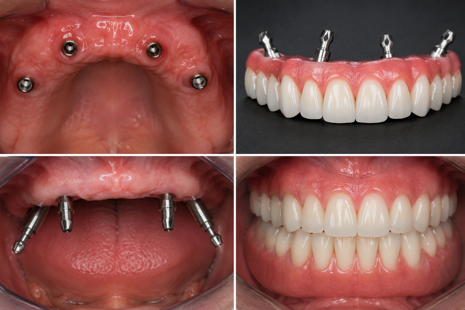 All-on-4 dental implants smile