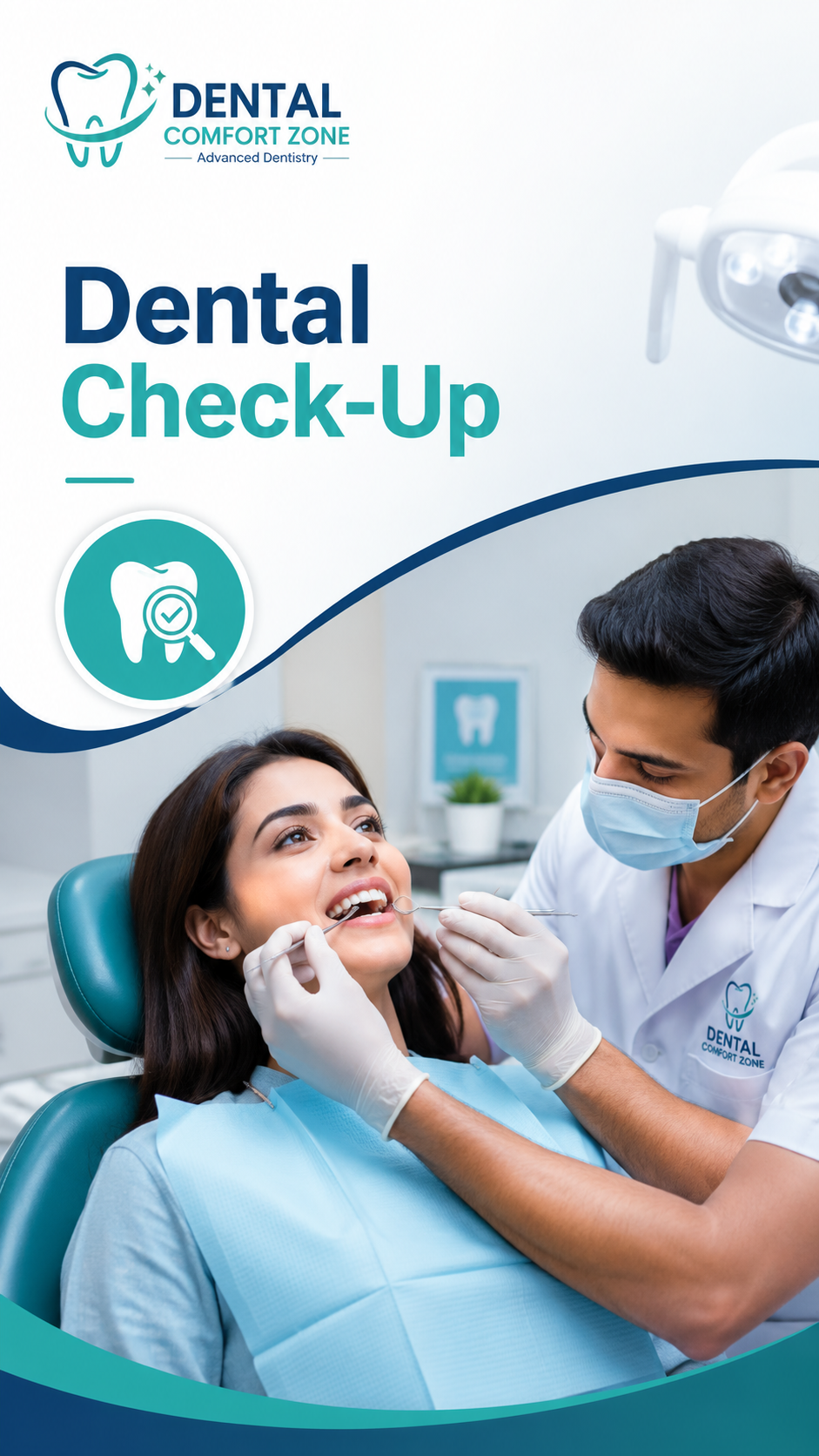 Dental Check-Up at Dental Comfort Zone by the best dentist in Patna, providing professional dental examination in a modern and hygienic dental clinic.