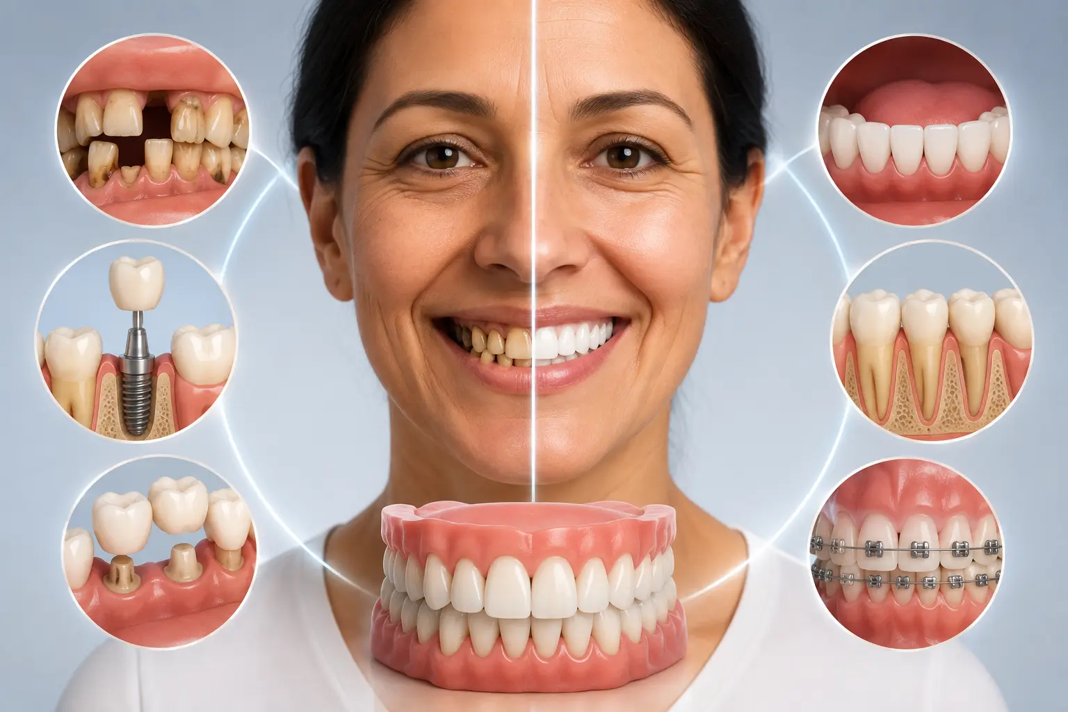 Full mouth rehabilitation