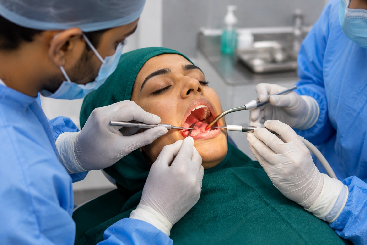 Gingival flap surgery