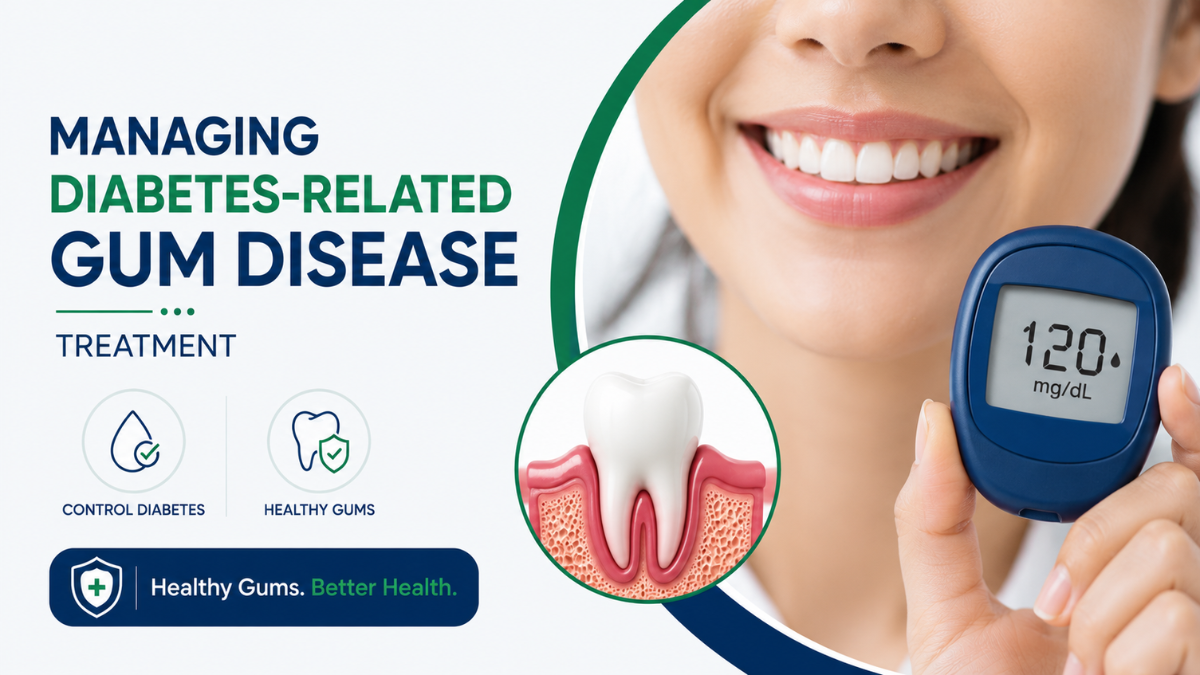 Managing diabetes and gum disease treatment in Patna