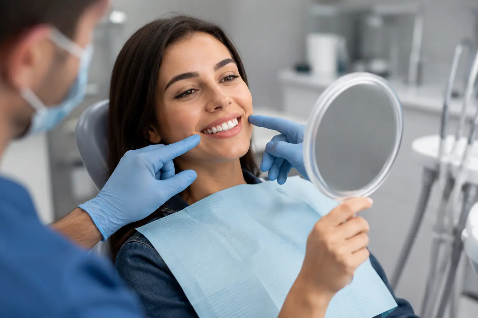 Smile correction and aesthetic teeth alignment